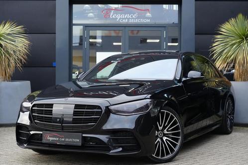 Mercedes-Benz S-Klasse 580 e 4MATIC Lang AMG Line 510pk Pano, Auto's, Mercedes-Benz, Bedrijf, Te koop, S-Klasse, 360° camera, 4x4