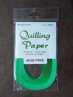 Quilling paper – papierfiligraanstroken 2mm groen, Hobby en Vrije tijd, Knutselen, Ophalen of Verzenden, Nieuw, Materiaal