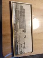 Oude prent in lijst - N.V. Motorenfabriek Pluvier Rotterdam, Ophalen of Verzenden