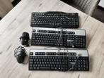 GRATIS drie toetsenborden en twee muizen, Ophalen of Verzenden, Qwerty, Gebruikt, Bedraad