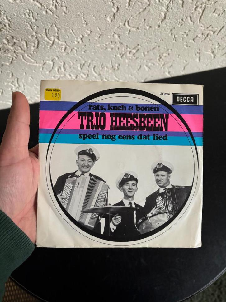 Trio Heesbeen - Rats, Kuch En Bonen - 1968, Cd's en Dvd's, Vinyl Singles, Gebruikt, Single, Nederlandstalig, 7 inch, Ophalen of Verzenden