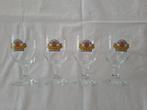 4 bierglazen Grimbergen, Verzamelen, Biermerken, Ophalen, Zo goed als nieuw, Glas of Glazen, Overige merken