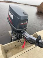 Yamaha 75pk autolube langstaart powertrim 2005 bigtiller., Watersport en Boten, Ophalen, Zo goed als nieuw, 30 pk of meer, Buitenboordmotor