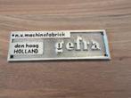 Merkplaatje N.V. Machinefabriek Gefra, Ophalen of Verzenden, Gebruikt, Overige typen