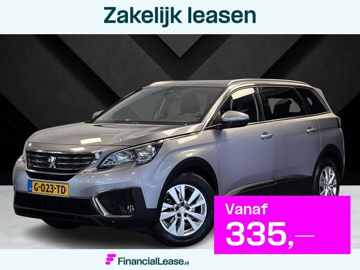 Peugeot 5008 Active 1.2 Turbo 130pk | CAMERA | TREKHAAK | 7-, Auto's, Peugeot, Bedrijf, Lease, Financial lease, ABS, Achteruitrijcamera