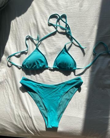 Fel blauwe bikini hm NIEUW top maat 38 en broekje maat 40  beschikbaar voor biedingen