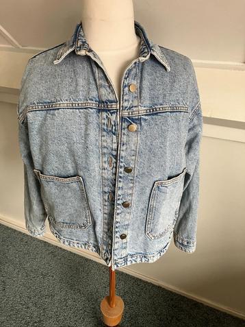 H&M spijkerjasje oversized label maat M kan ook voor XL beschikbaar voor biedingen