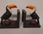 Zware Gietijzeren Boekensteunen Toekan Nieuw, Ophalen of Verzenden, Nieuw, Beeldje of Figuurtje