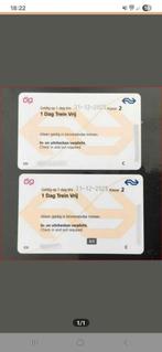 Treinkaart/ NS dagkaart 35 euro per stuk, Tickets en Kaartjes, Trein, Bus en Vliegtuig, Eén persoon, Trein, Algemeen kaartje