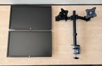 2 HP E231 Monitor (23 inch) + Duo Monitorarm Topstaat, Computers en Software, VGA, 3 tot 5 ms, Full HD, Ophalen of Verzenden