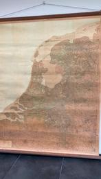 Grote oude kaart van Nederland, Antiek en Kunst, Ophalen of Verzenden, Aardrijkskunde