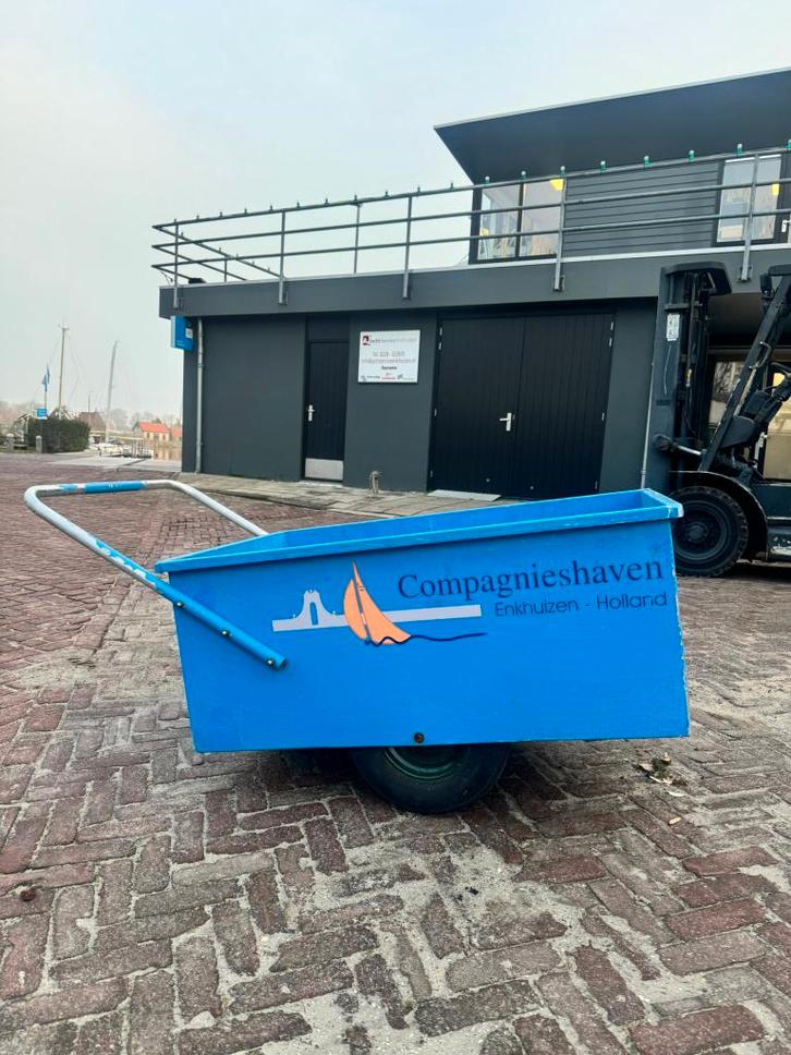 Metalen Transportkar/Bolderkar (6 stuks beschikbaar), Doe-het-zelf en Verbouw, Transportwagens, Gebruikt, Transportkar, 100 liter of meer