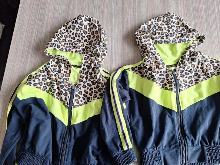 2 Zomervestjes met panterprint, Kinderen en Baby's, Kinderkleding | Overige, Zo goed als nieuw, Meisje, Ophalen of Verzenden