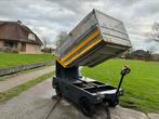 Elektrische dumper kruiwagen z.g.a.n. accu 90% nieuwe banden, Ophalen of Verzenden