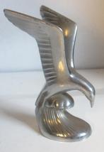 art deco chrome bronzen automascotte vliegende meeuw, Antiek en Kunst, Verzenden
