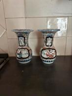 Set 2 Imari-stijl Vaasjes Handbeschilderd Chinees Porselein, Ophalen of Verzenden