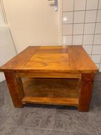 Teakhouten salontafel (of complete meubelset), Ophalen, 50 tot 100 cm, 50 tot 100 cm, Zo goed als nieuw