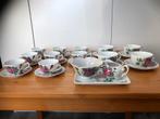 Vintage kopjes August Warnecke porseleinen theeservies, Antiek en Kunst, Antiek | Servies compleet, Ophalen of Verzenden