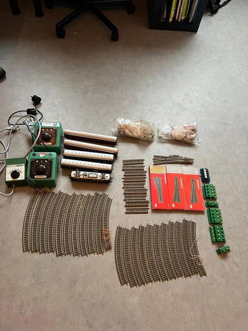 H0 Fleischmann modeltreinen, rails+trafo (of los van elkaar), Hobby en Vrije tijd, Modeltreinen | Overige schalen, Gebruikt, Rails