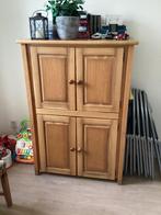 Eikenhouten computerkast, Ophalen, Gebruikt, 70 tot 120 cm, 40 tot 80 cm