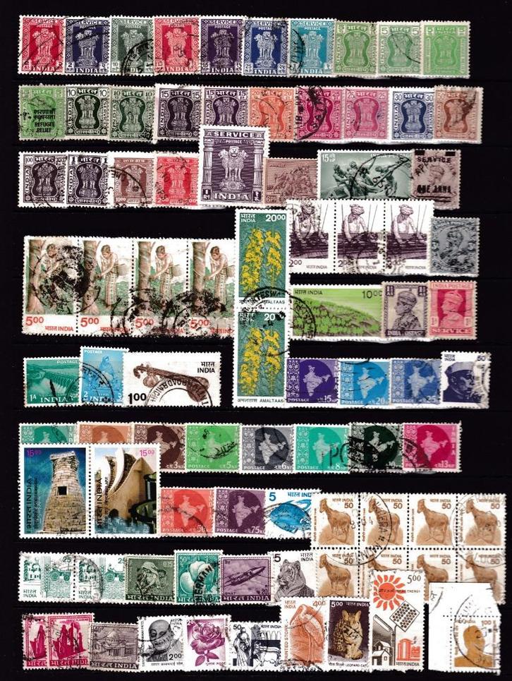 9594) Indie india ca 85x, Postzegels en Munten, Postzegels | Azië, Oost-Azië, Ophalen of Verzenden