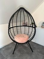 Ei stoel Xenos, Huis en Inrichting, Stoelen, Ophalen, Kunststof, Zwart, Zo goed als nieuw