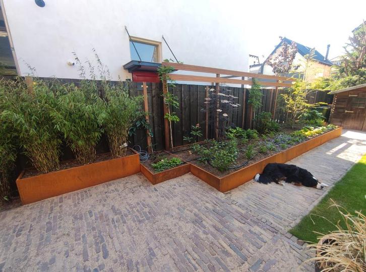 Cortenstaal op maat!, Tuin en Terras, Tuinbanken, Nieuw, Metaal, Ophalen
