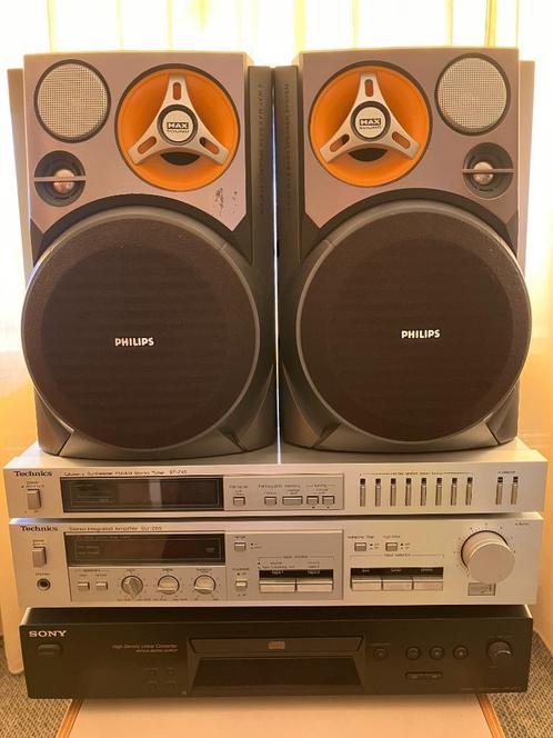 KWALITEIT! Technics / Sony / Philips HiFi Stereo-soundsystem, Audio, Tv en Foto, Stereo-sets, Gebruikt, Cd-speler, Tuner of Radio