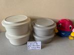 TUPPERWARE bewaarschalen schalen - schaal bak met deksel, Ophalen of Verzenden, Zo goed als nieuw, Wit, Schaal