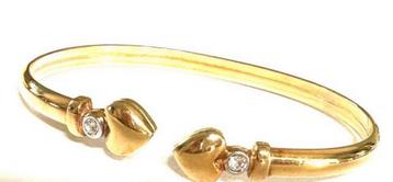 Klem armband verguld beschikbaar voor biedingen