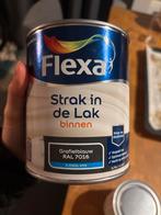 Flexa Strak in de Lak Grafietblauw, Doe-het-zelf en Verbouw, Verf, Beits en Lak, Blauw, Nieuw, Ophalen of Verzenden, Lak