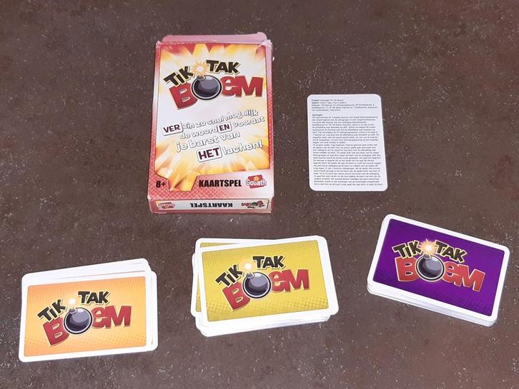 Tik tak boem kaartspel nieuw, Hobby en Vrije tijd, Gezelschapsspellen | Kaartspellen, Nieuw, Ophalen of Verzenden