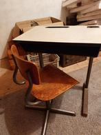 Retro schooltafel met stoel, Gebruikt, Ophalen