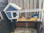 Konijnen hok, Dieren en Toebehoren, Knaagdieren en Konijnen | Hokken en Kooien, 110 cm of meer, Ophalen of Verzenden, Zo goed als nieuw