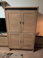 Grote Houten Kast met Deuren, Ophalen, 100 tot 150 cm, 200 cm of meer, Modern