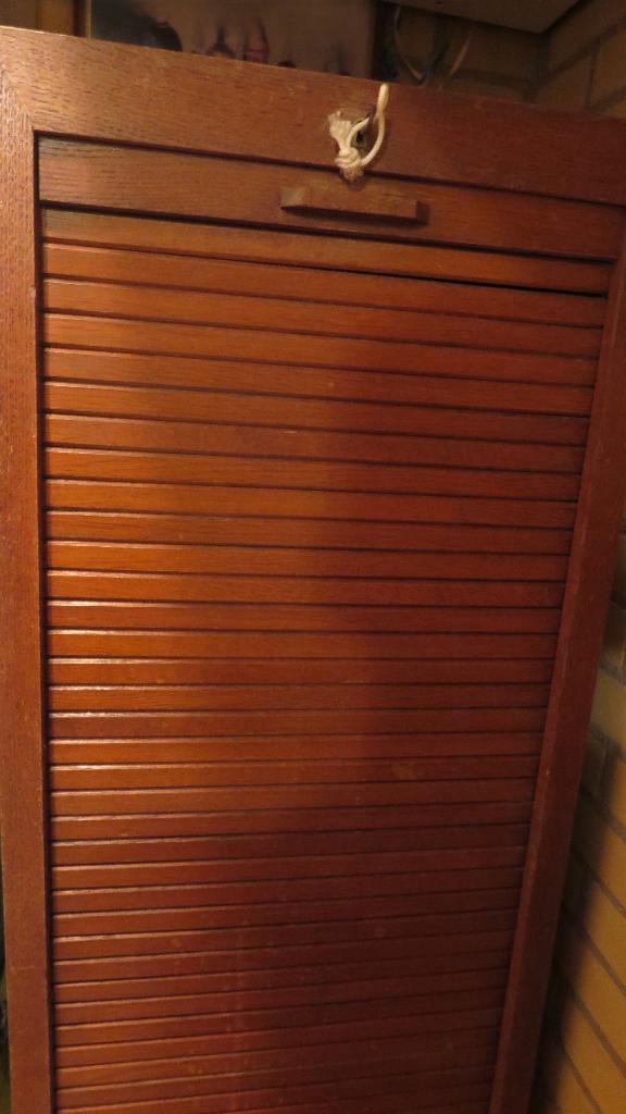 Houten documenten ladekast, Huis en Inrichting, Kasten | Ladekasten, Zo goed als nieuw, 100 tot 150 cm, Minder dan 50 cm, 25 tot 50 cm