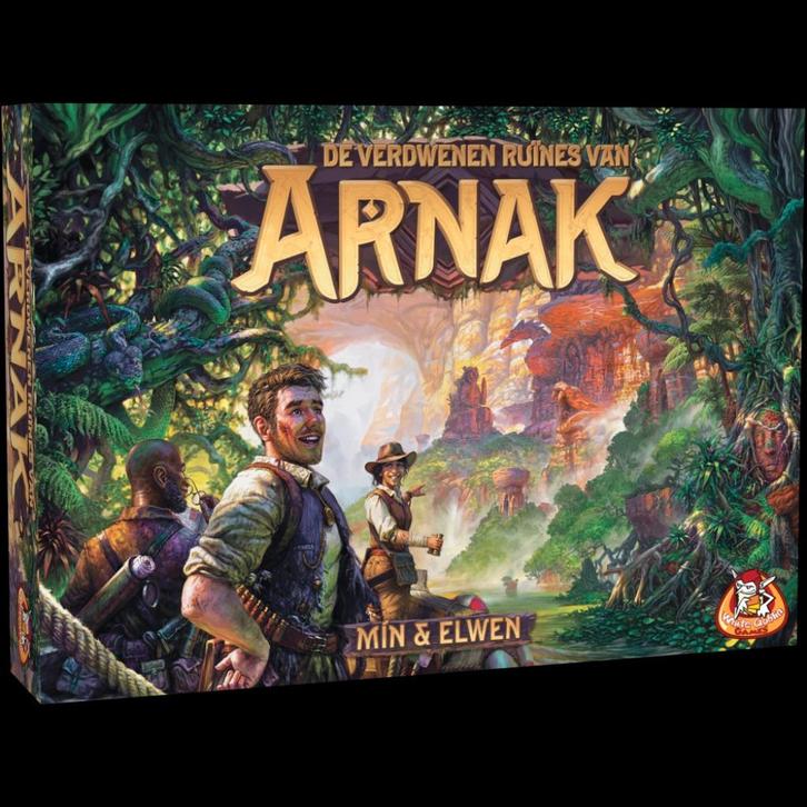 Strategisch Bordspel - De Verdwenen Ruïnes van Arnak NL, Hobby en Vrije tijd, Gezelschapsspellen | Bordspellen, Nieuw, Een of twee spelers