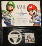Nintendo Wii • Mario kart Wii pack • 1 controller & stuur, Spelcomputers en Games, Spelcomputers | Nintendo Wii, Met 1 controller