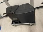 2x Dynacord D12 speaker in degelijke flightcase (3 sets), Ophalen, Gebruikt, Audio