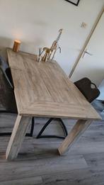 Eettafel, Huis en Inrichting, Tafels | Eettafels, Gebruikt, 100 tot 150 cm, Vier personen, Rechthoekig