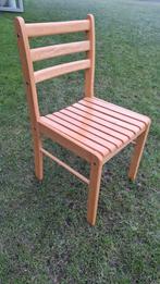 82 deens scandinavisch design horeca hout beuk horeca retro, Ophalen of Verzenden, Bruin, Hout, Vijf, Zes of meer stoelen