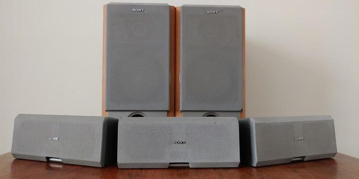 Surround speaker set Sony SS-NX1 &  SS-C100, Audio, Tv en Foto, Home Cinema-sets, Zo goed als nieuw, Overige spelers, 5.1-systeem