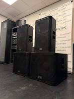 QSC actieve PA - KW122 - KW181, Audio, Tv en Foto, Luidsprekers, Ophalen, 120 watt of meer, Overige merken