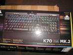 Corsair K70 RGB MK.2 Black, Cherry MX Brown, Ophalen of Verzenden, Zo goed als nieuw