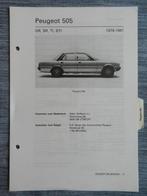 3 x PEUGEOT 505 en 604 1975-1984 Olyslager Kluwer Vraagbaken, Ophalen of Verzenden