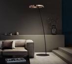 Mito Raggio vloerlamp mat zwarte icm gouden ring showmodel, Ophalen of Verzenden, Zo goed als nieuw