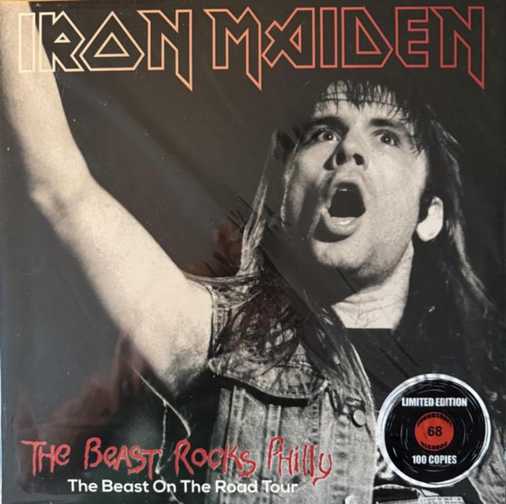Iron Maiden - The beast rocks philly 1lp red vinyl lim.ed., Cd's en Dvd's, Vinyl | Hardrock en Metal, Nieuw in verpakking, Ophalen of Verzenden