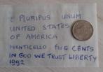 Munt, Five Cents, United States of America, 1992, Postzegels en Munten, Munten | Amerika, Ophalen of Verzenden, Losse munt, Noord-Amerika