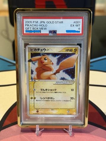 Pokemon Pikachu Gold Star Psa 6 Japans beschikbaar voor biedingen