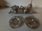 Turkse zilverkleurige koffieset, Ophalen of Verzenden, Zilver